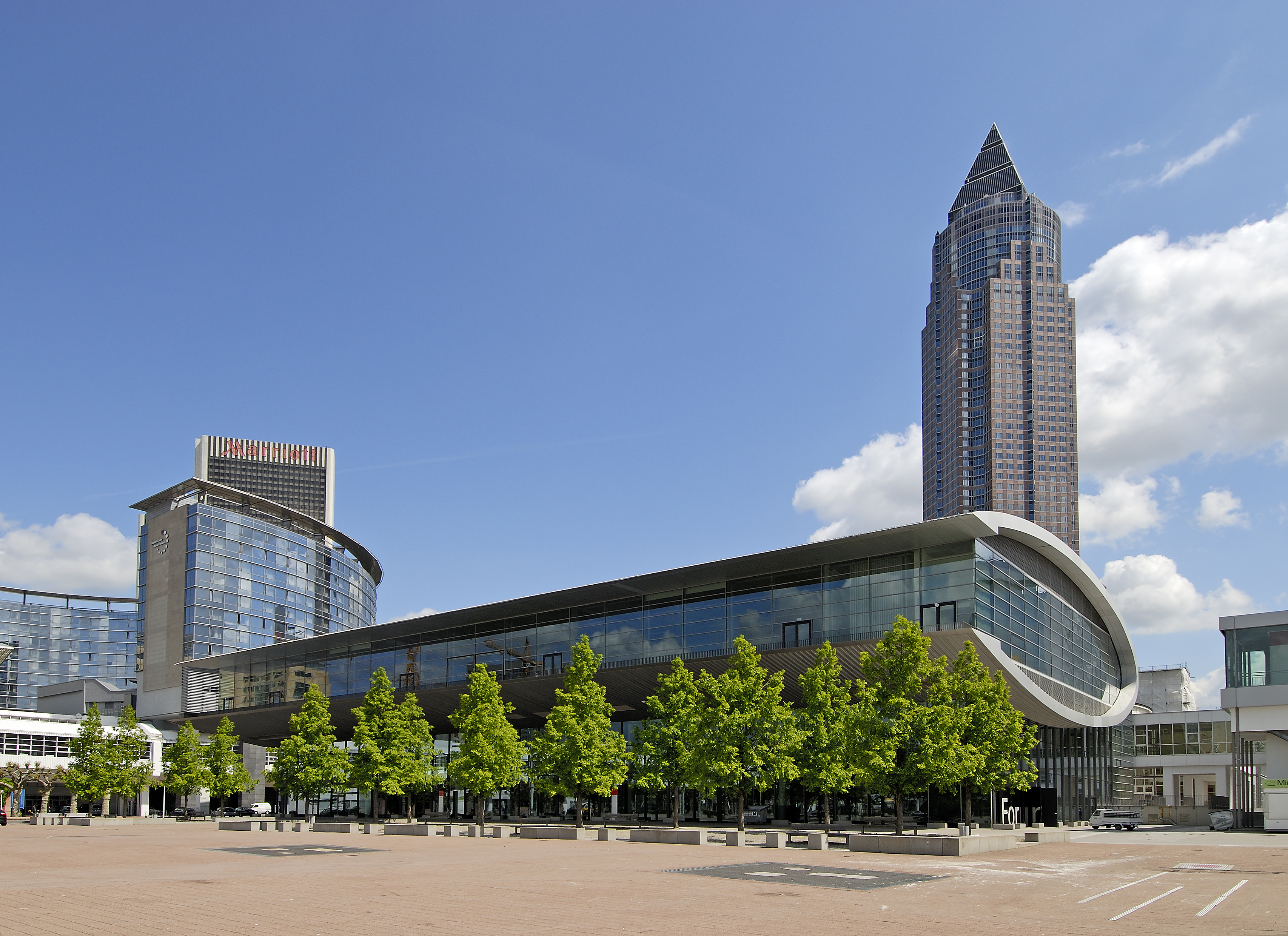 Forum.1 on the Frankfurt Fair and Exhibition Centre: venue for the E2 Forum Frankfurt 2018