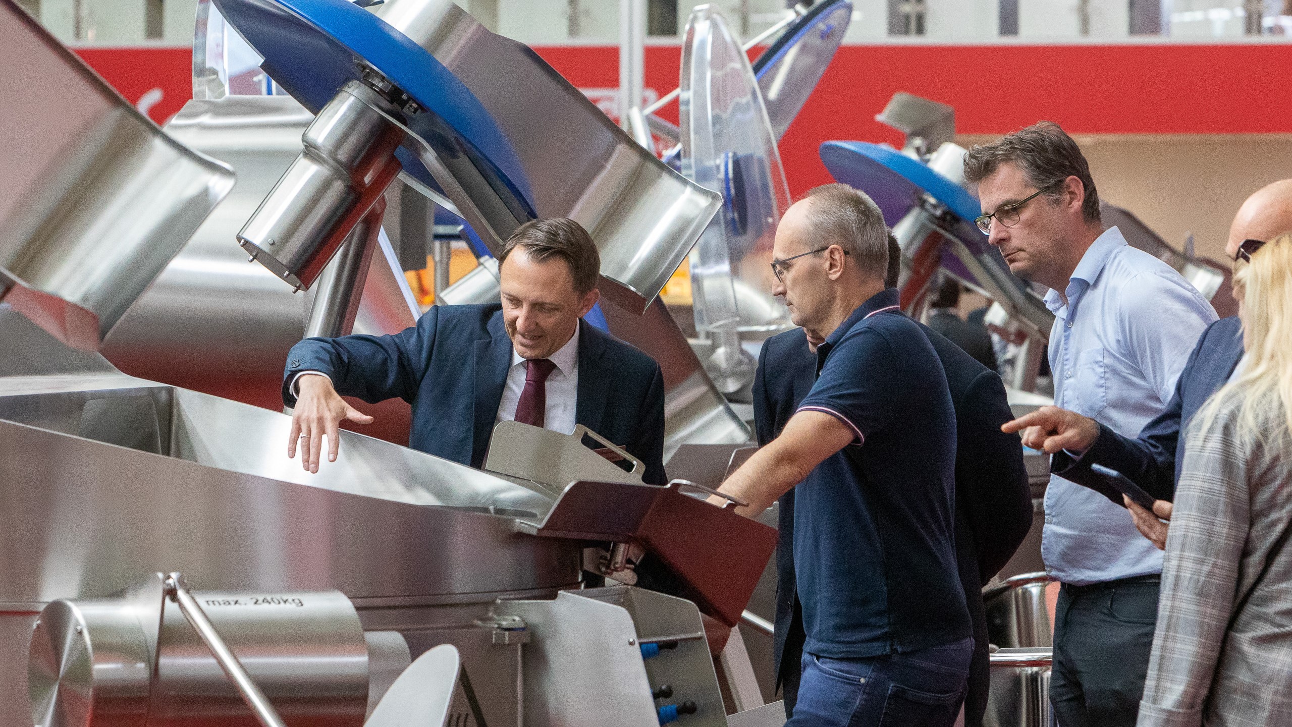 Visitors and exhibitors at IFFA