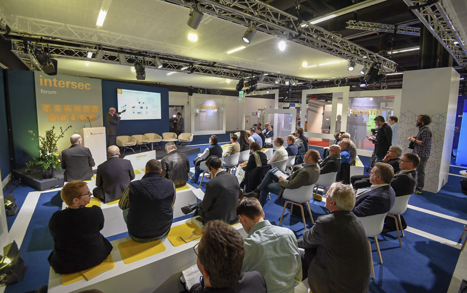 4th Intersec Forum: shares know-how on connected security technology in the field of  building-services technology (Source: Messe Frankfurt / Sandra Gätke)
