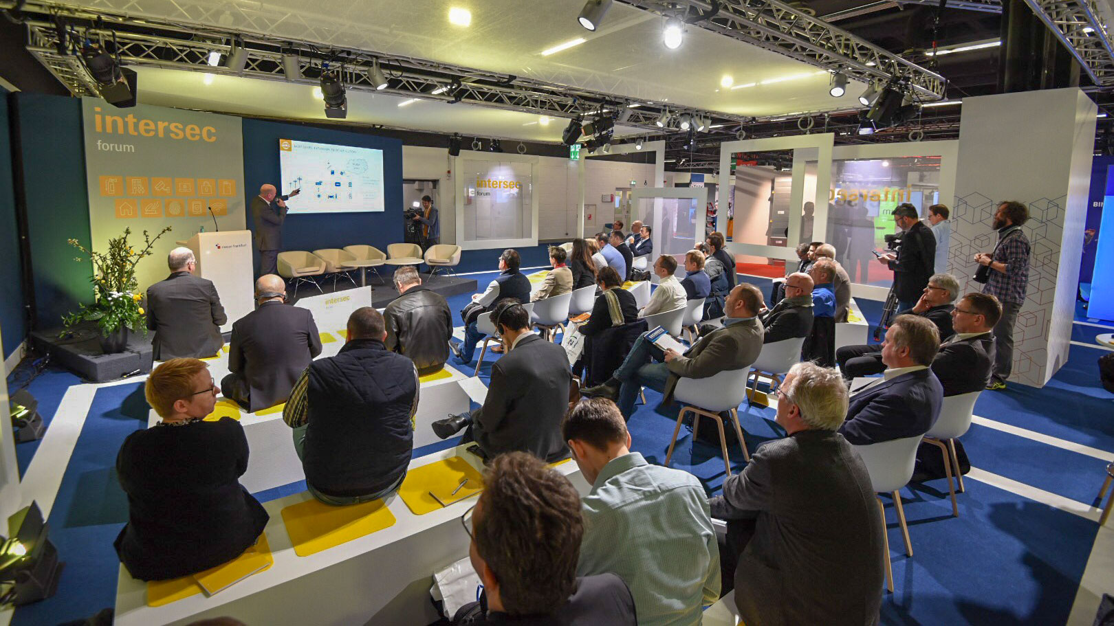 4th Intersec Forum: shares know-how on connected security technology in the field of  building-services technology (Source: Messe Frankfurt / Sandra Gätke)