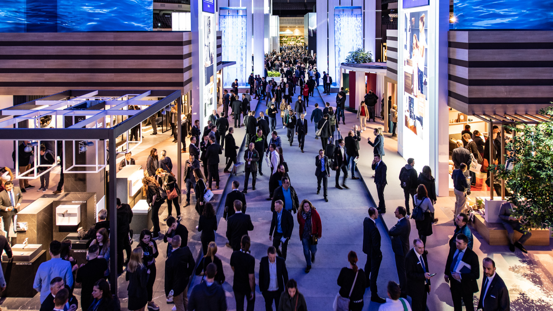 Der Bereich ISH Water mit den Designtrends und Lösungen für Nachhaltigkeit im Bad (Quelle: Messe Frankfurt)