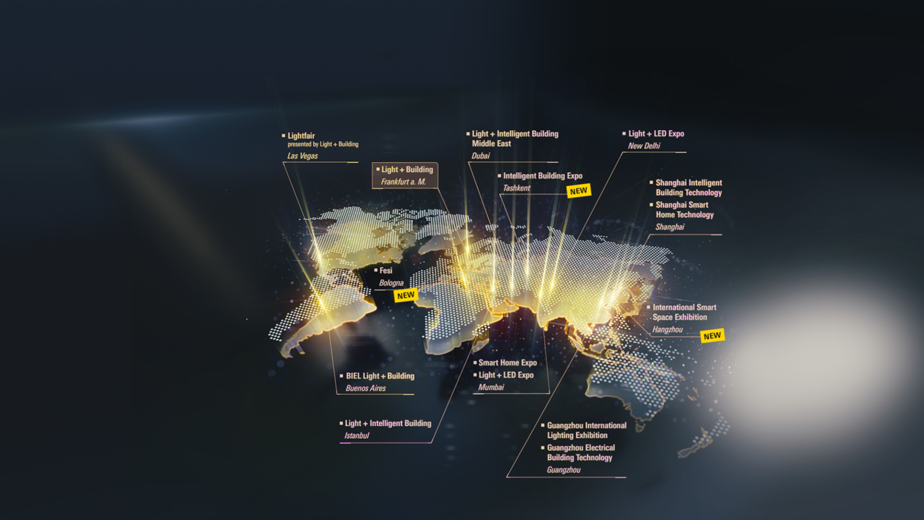 Map with Light + Building Brands