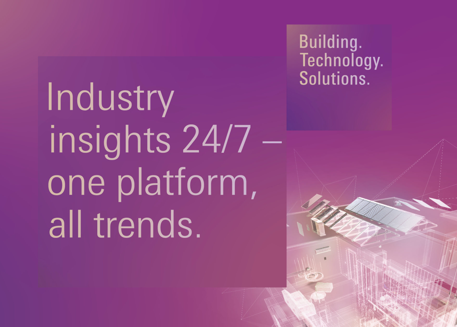 Building Technologies Solutions Keyvisual