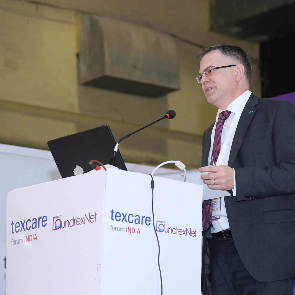 Elgar Straub, Geschäftsführer der VDMA Textile Care, Leather and Fabric Technologies, Deutschland