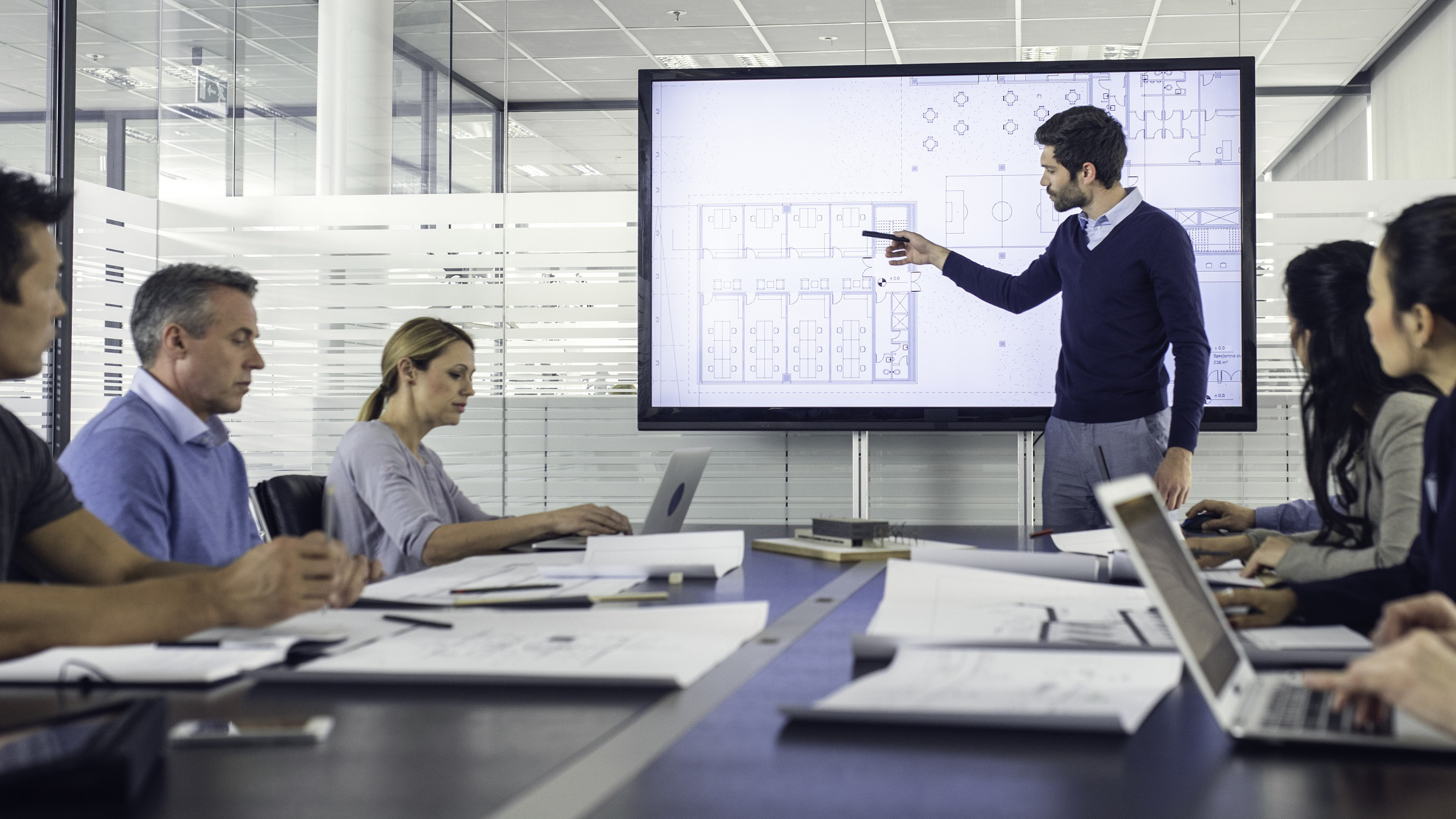 Colleagues in a meeting